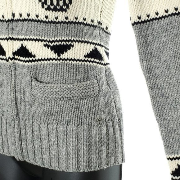 TNA Aritzia Zip Up Sweater Cardigan Lambs Wool XS - Picture 4 of 4